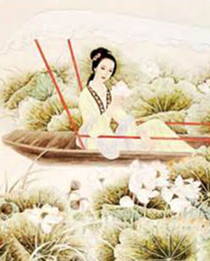 一方素帕寄相思