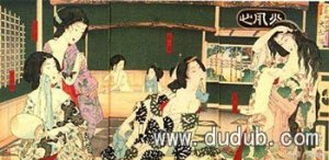 日本盛行二百年的陪浴“汤女”